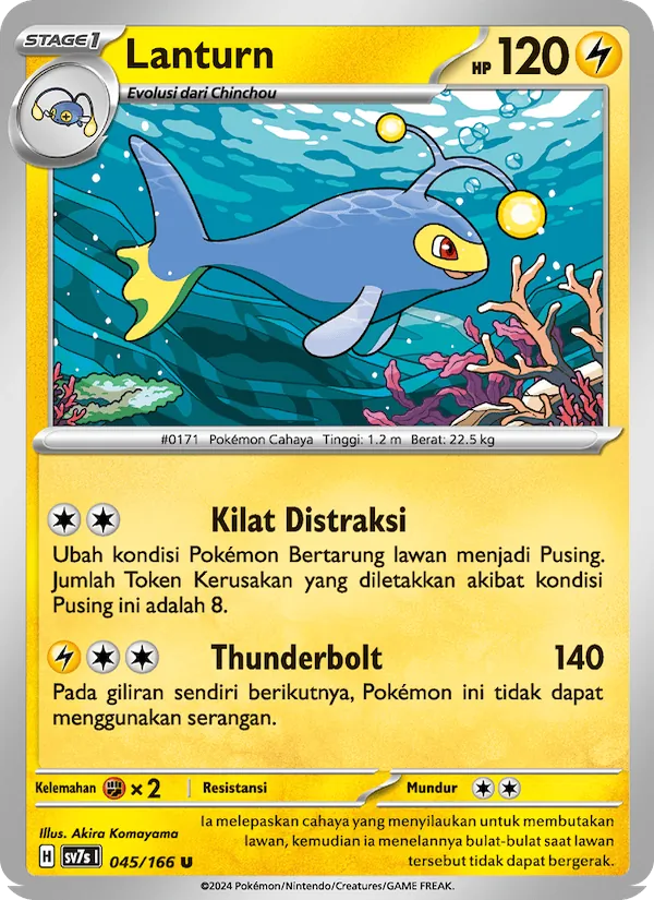 Lanturn, Bimbingan Rasi No. 045