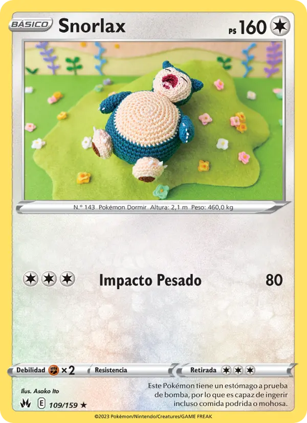 Snorlax, Cenit Supremo Nº 109