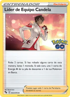 Líder de Equipo Candela, Pokémon GO No. 065 Normal