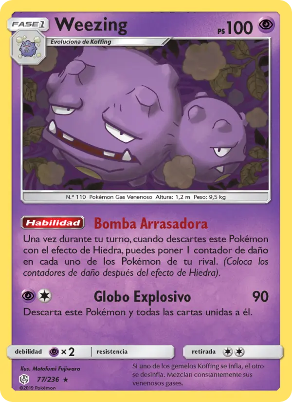 Weezing, Eclipse Cósmico No. 77