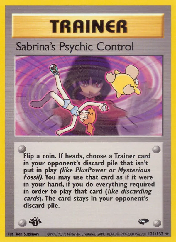 Sabrina's Psychic Control, Gym Challenge No. 121