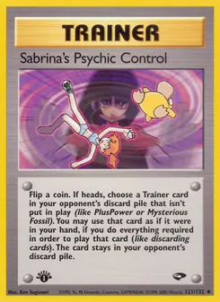 Sabrina's Psychic Control, Gym Challenge No. 121 Normal