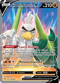 Sirfetch'd di Galar V, Voltaggio Sfolgorante No. 174 Holo
