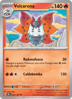 Volcarona, Ossidiana Infuocata No. 041 Normal