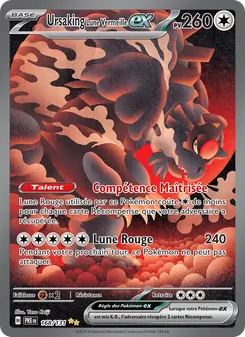 Ursaking Lune Vermeille-ex, Évolutions Prismatiques No. 168 Holo