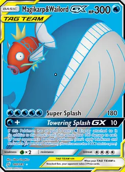 Magikarp & Wailord GX, Team Up Nº 160 Normal