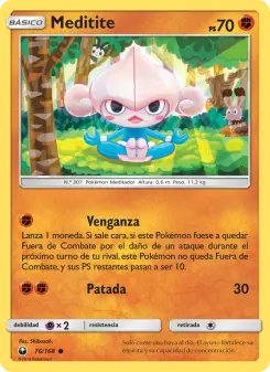 Meditite, Tormenta Celestial No. 76 Normal
