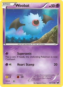 Woobat, Dark Explorers No. 50 Normal