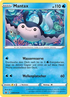 Mantax, SCSC Promokarten No. SWSH026 Holo