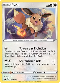 Evoli, SCSC Promokarten No. SWSH042 Holo
