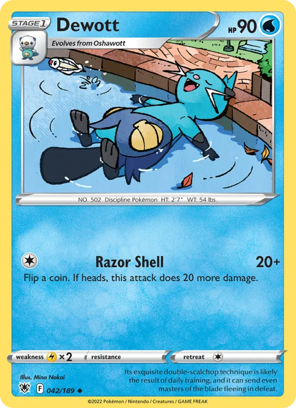 Dewott, Astral Radiance Nº 042