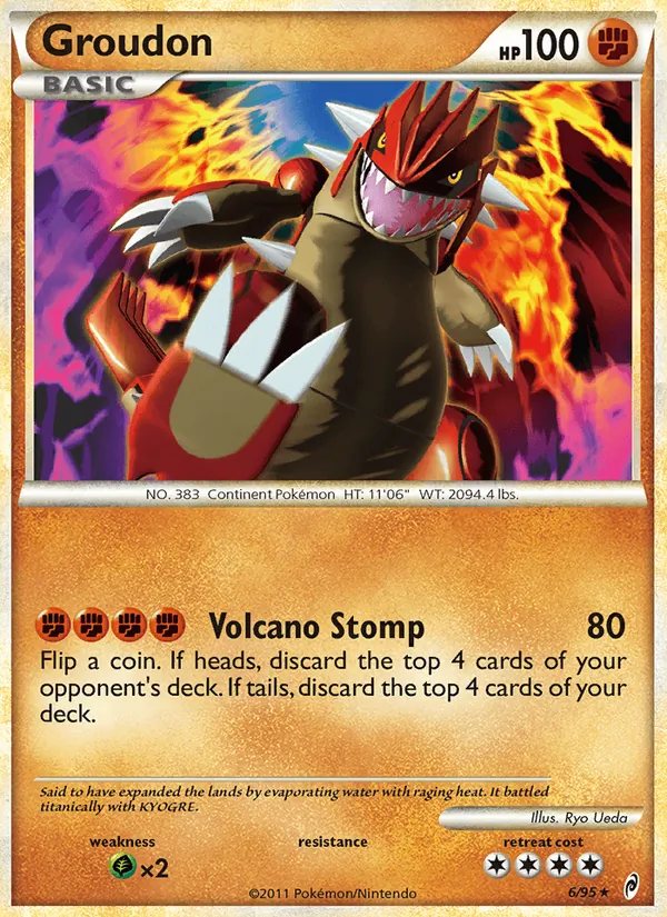 Groudon, Call of Legends No. 6