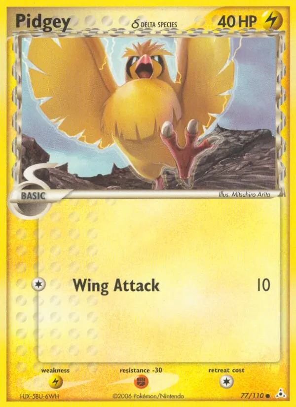 Pidgey δ, Holon Phantoms Nº 77
