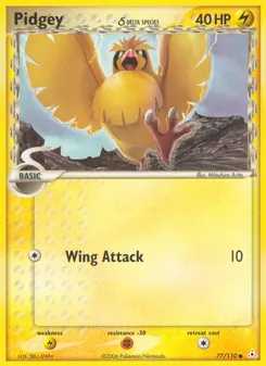 Pidgey δ, Holon Phantoms No. 77 Normal