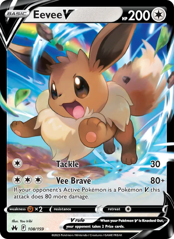 Eevee V, Crown Zenith Nº 108