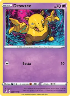 Drowzee, Evoluzioni Eteree Nº 61 Normal