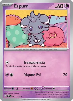 Espurr, Chispas Fulgurantes No. 084 Normal