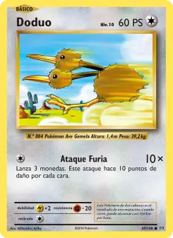 Doduo, Evoluciones Nº 69 Normal