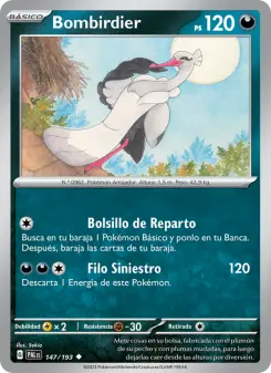 Bombirdier, Evoluciones en Paldea No. 147 Normal
