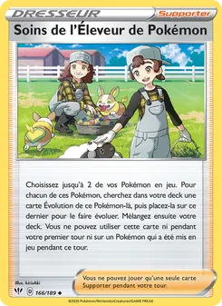 Soins de l'Éleveur de Pokémon, Ténèbres Embrasées No. 166 Normal