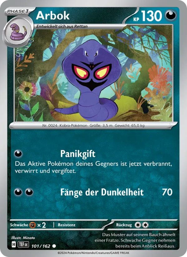 Arbok, Gewalten der Zeit No. 101