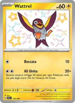 Wattrel, Destino di Paldea No. 145 Holo