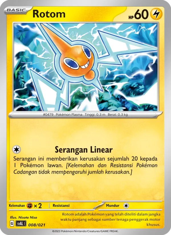 Rotom, Sprigatito & Lucario ex Nº 008