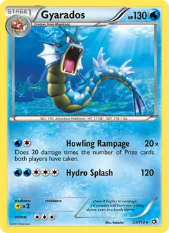 Gyarados, Legendary Treasures No. 31 Normal