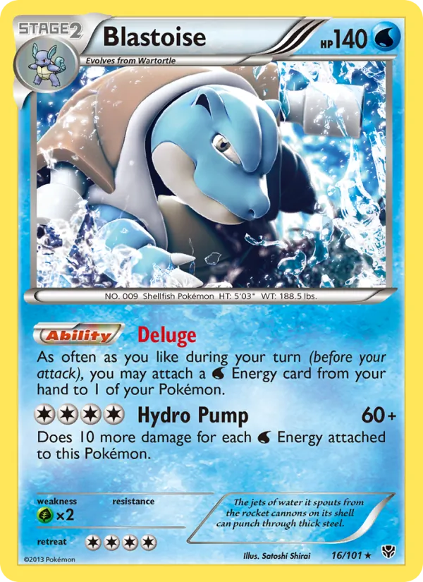 Blastoise, Plasma Blast No. 16