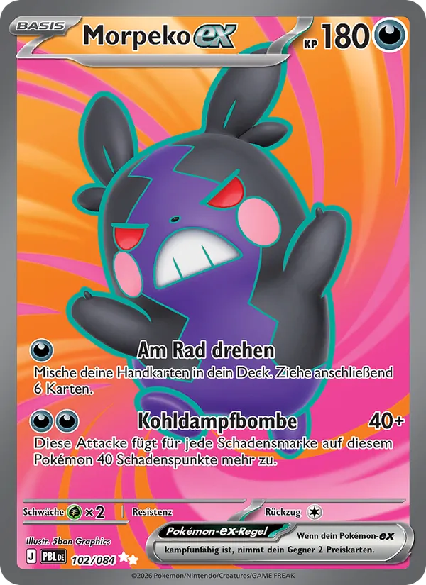 Morpeko-ex, Dunkelnacht Nº 102