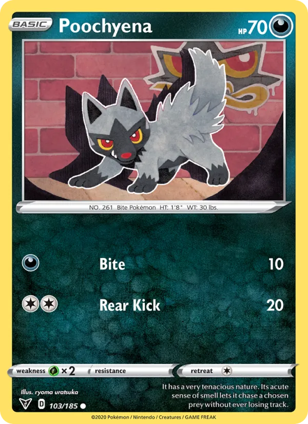 Poochyena, Vivid Voltage No. 103