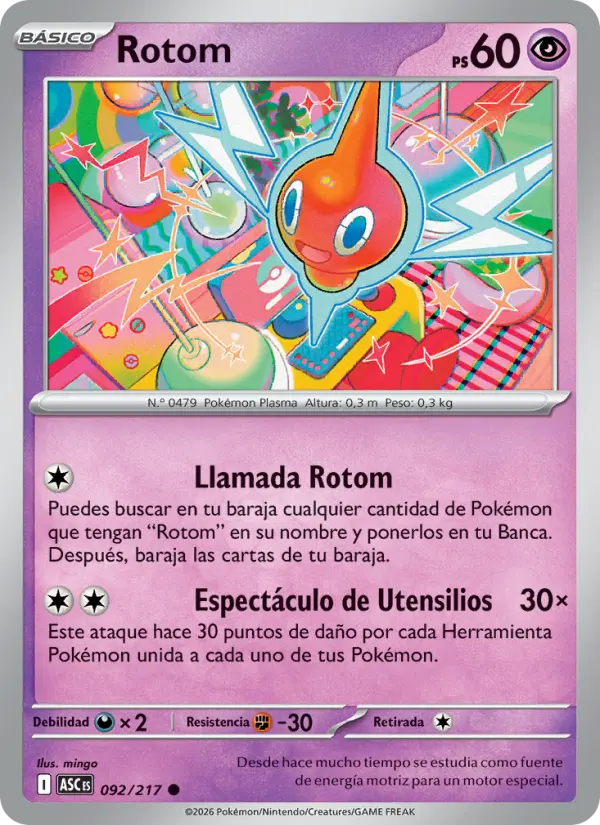 Rotom, Héroes Ascendentes No. 092