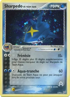Sharpedo de Team Aqua, EX Team Magma vs Team Aqua Nº 5 Holo