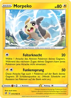 Morpeko, Clash der Rebellen No. 73 Normal