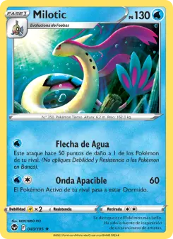 Milotic, Tempestad Plateada No. 040 Normal