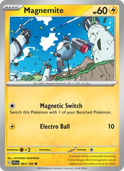 Magnemite, Scarlet & Violet No. 063 Normal