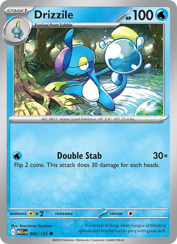 Drizzile, Mega Evolution Nº 040