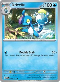Drizzile, Mega Evolution No. 040 Normal
