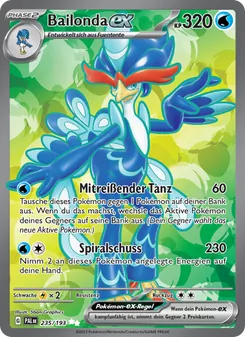 Bailonda-ex, Entwicklungen in Paldea No. 235 Holo
