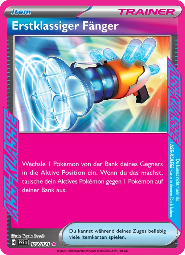 Erstklassiger Fänger, Prismatische Entwicklungen No. 119