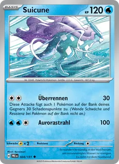 Suicune, Prismatische Entwicklungen No. 024 Normal