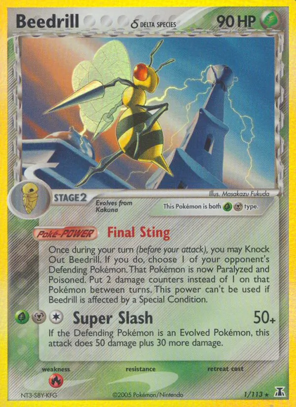 Beedrill δ, Delta Species Nº 1