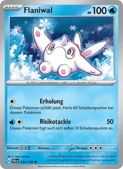 Flaniwal, Entwicklungen in Paldea No. 054 Normal