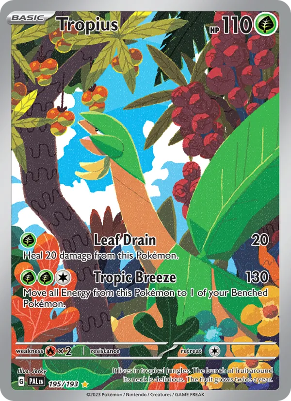 Tropius, Paldea Evolved No. 195