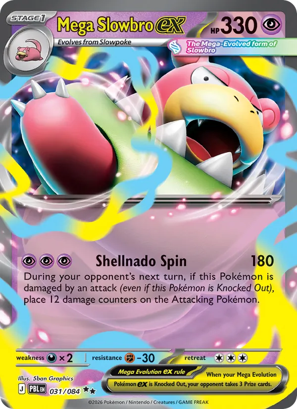Mega Slowbro ex, Pitch Black No. 031