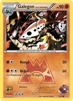 Galegon de la Team Magma, Double Danger No. 13 Normal