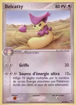 Delcatty, EX Tempête de sable Nº 34 Normal