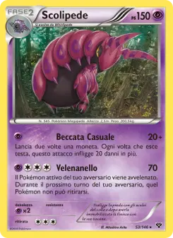 Scolipede, XY Nº 53 Normal