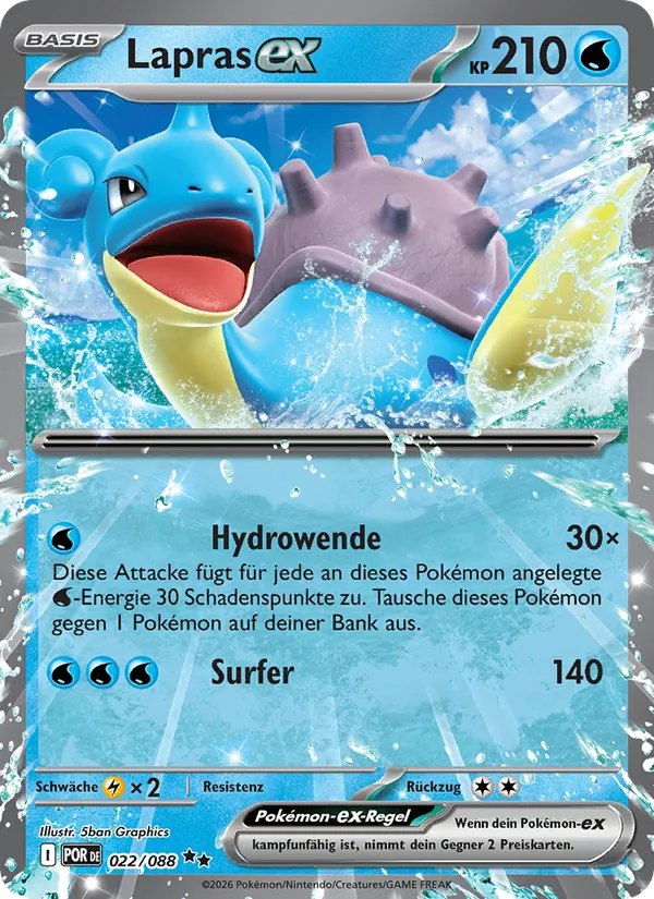 Lapras-ex, Optimale Ordnung Nº 022