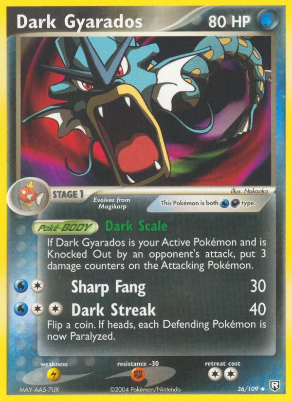 Dark Gyarados, Team Rocket Returns No. 36